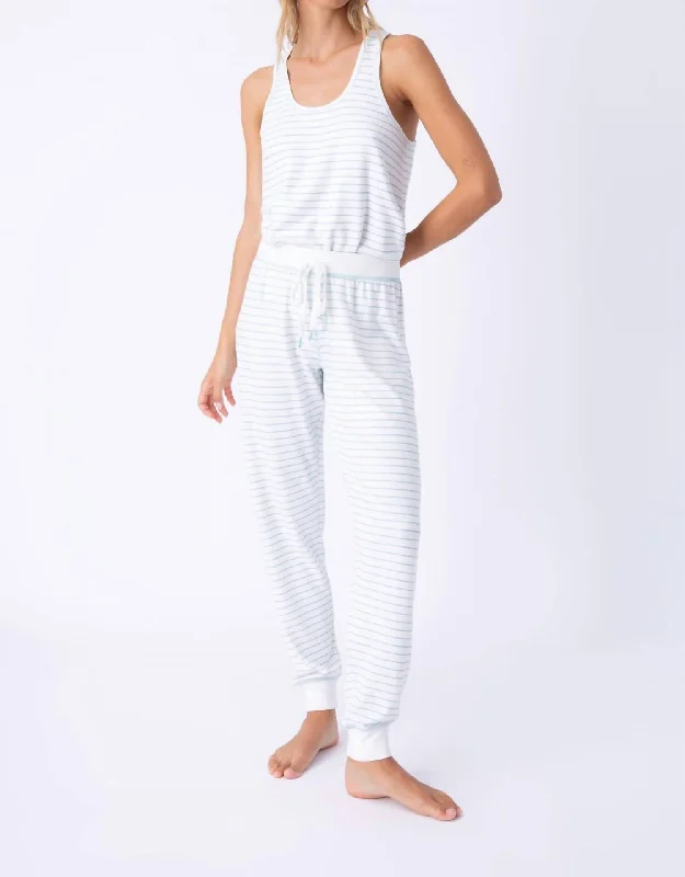 Beach More Worry Less Jam Pant In Ivory