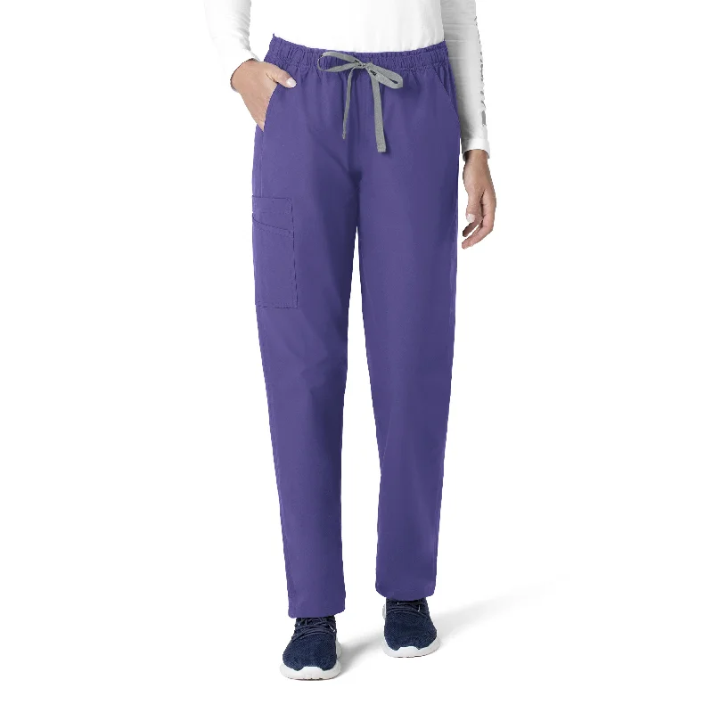 Carhartt Force Essentials Unisex Elastic Waist Cargo Scrub Pant - Grape