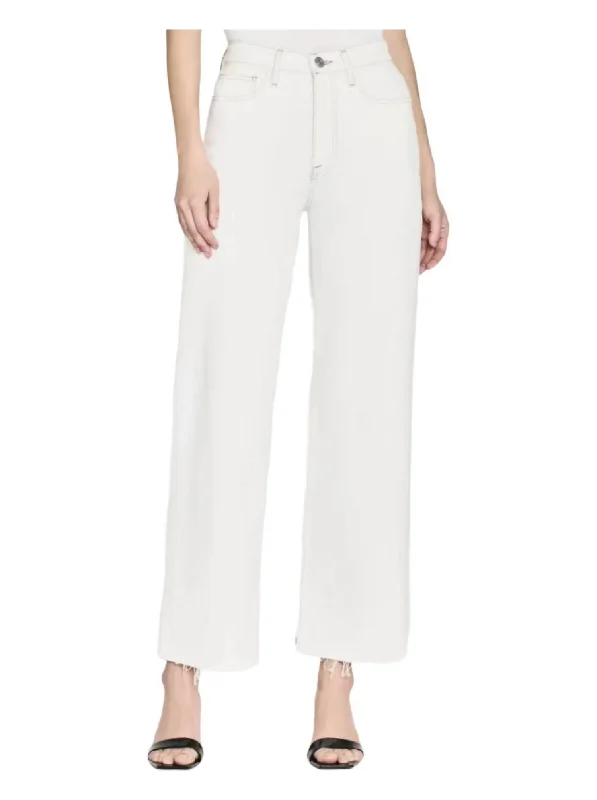 Le Jane Crop Wide Leg Pants In Au Natural