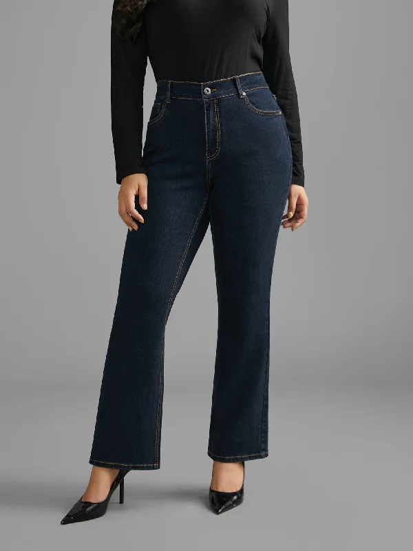 Mid Rise Stretchy Bootcut Jeans