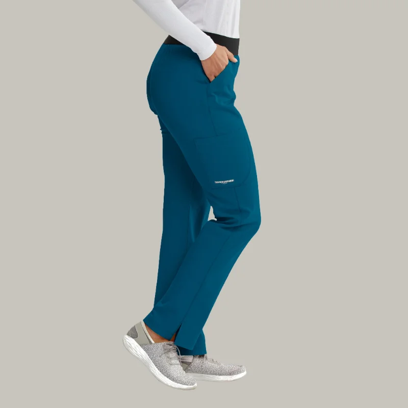 Breeze 3-Pocket Mid-Rise Straight Leg Scrub Pant