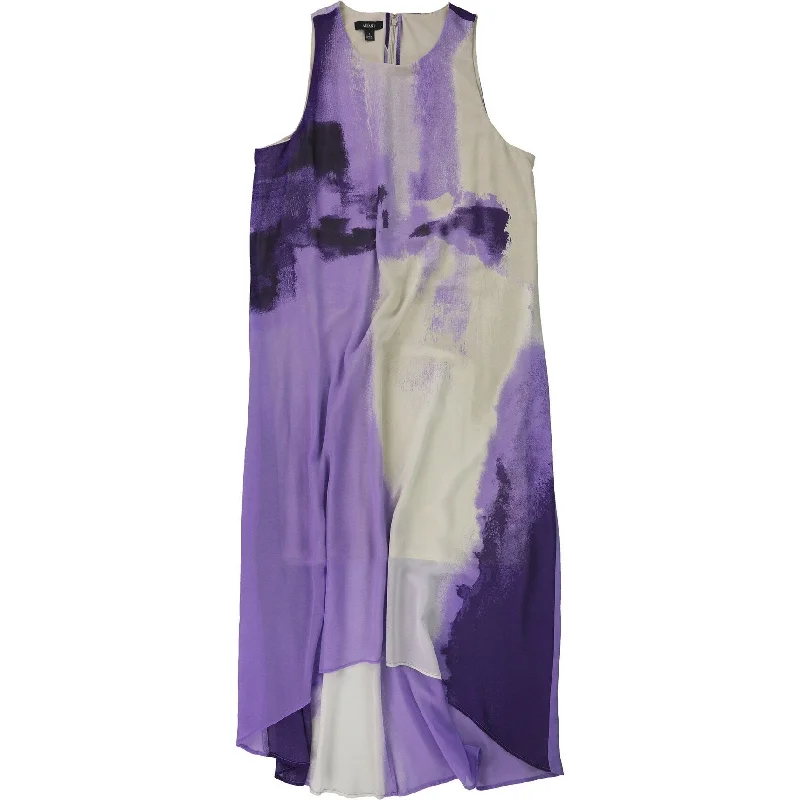 Alfani Womens Watercolor Sheath Dress