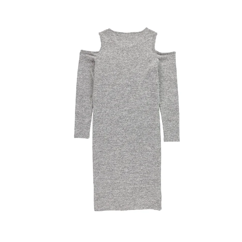 Bar Iii Womens Heathered Sheath Dress