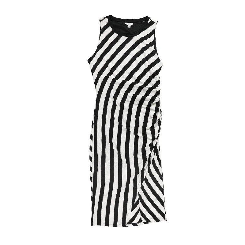 Bar Iii Womens Striped Sheath Dress