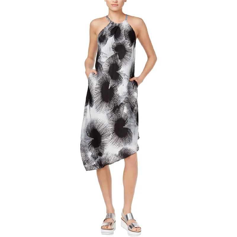 Rachel Roy Womens Printed Asymmetrical Dress