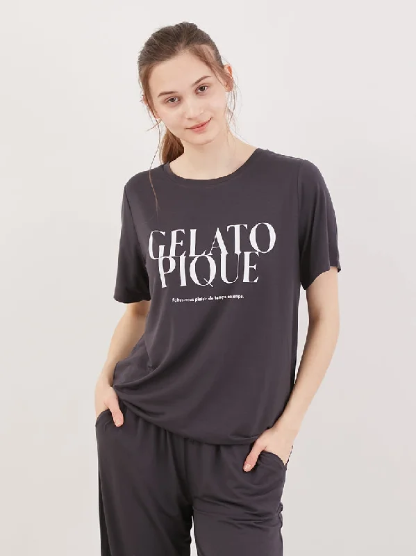 COOL Rayon Logo Loungewear T-Shirt