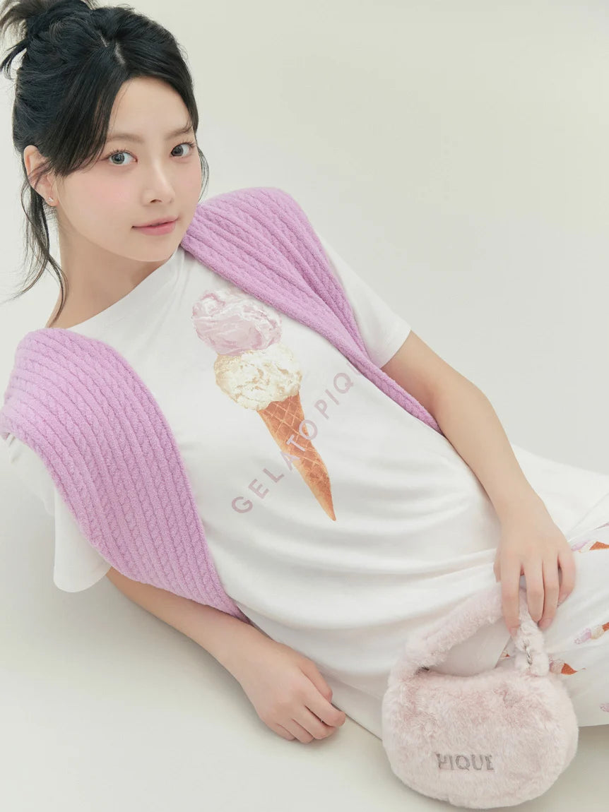 Ice Cream One-point Relaxed Fit T-Shirt