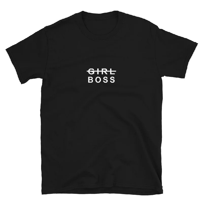 THE ESSENTIAL BOYFRIEND TEE BLACK GIRL BOSS