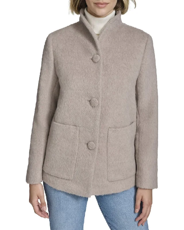 Andrew Marc Piper Wool-Blend Coat