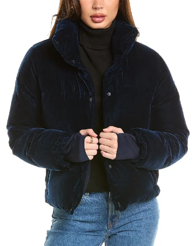 SAM. Velvet Down Puffer Jacket