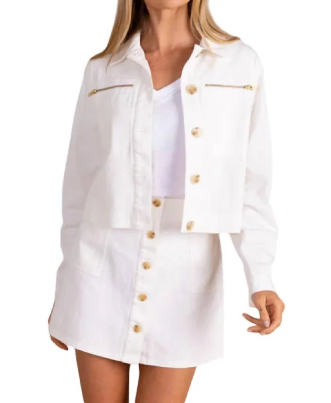 West Jacket In White