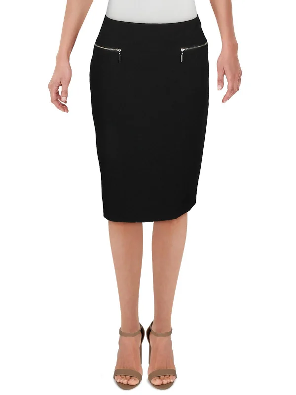 Womens Above Knee Business Pencil Skirt