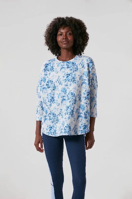 Blue Bouquet Ally Swing Sweatshirt