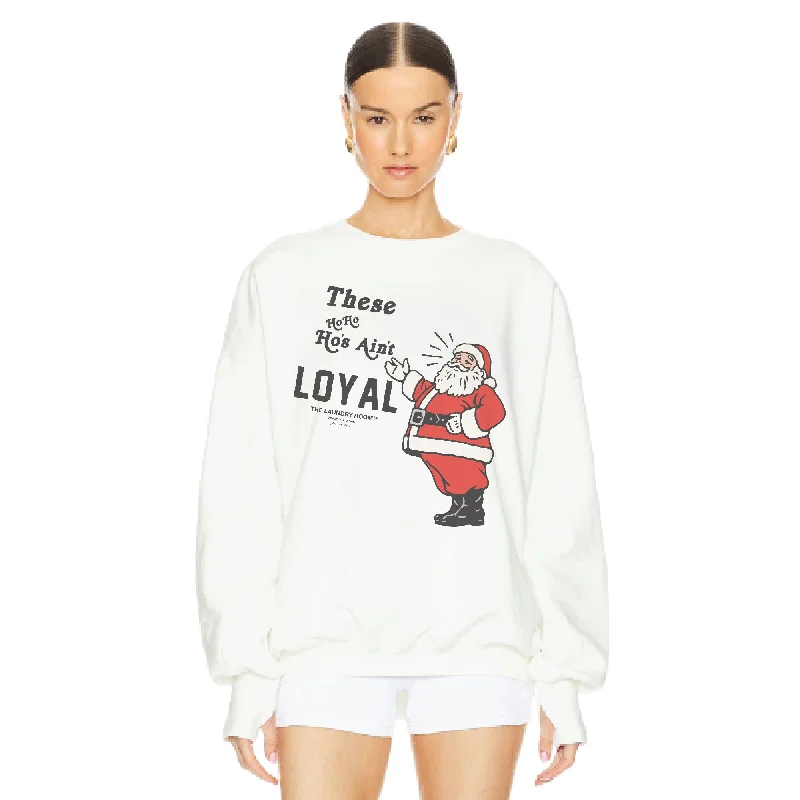 Ain't Loyal - Short Jumper - White