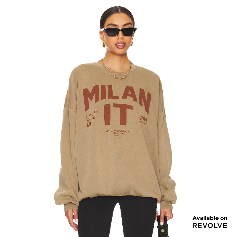 Welcome To Milan - Jump Jumper - Camel Gold