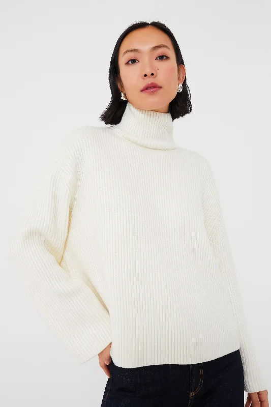 Winter White Knit Helen Sweater